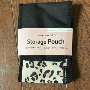 The Beachwaver Co. Leopard Print Storage Pouch